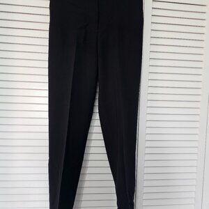 Elegant Theory Black Dress Pants with Pleated Detail